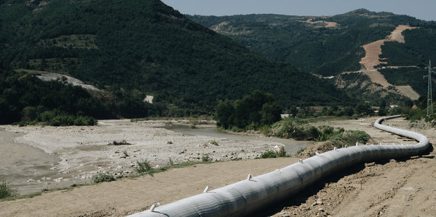 Die Transadriatische Pipeline in Albanien