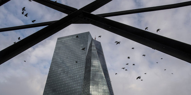 Das Hochhaus der EZB in Frankfurt