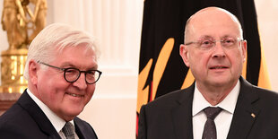 Frank-Walter Steinmeier und Ferdinand Kirchhof