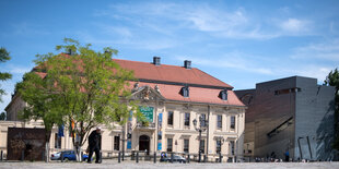 Ein Gebäude in Berlin, es ist das Jüdische Museum