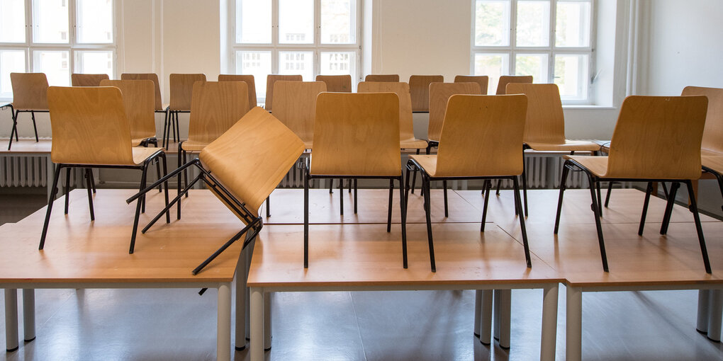 Blick in ein Klassenzimmer