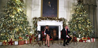 Melania und Donald Trump telefonieren an Heiligabend im Weißen Haus