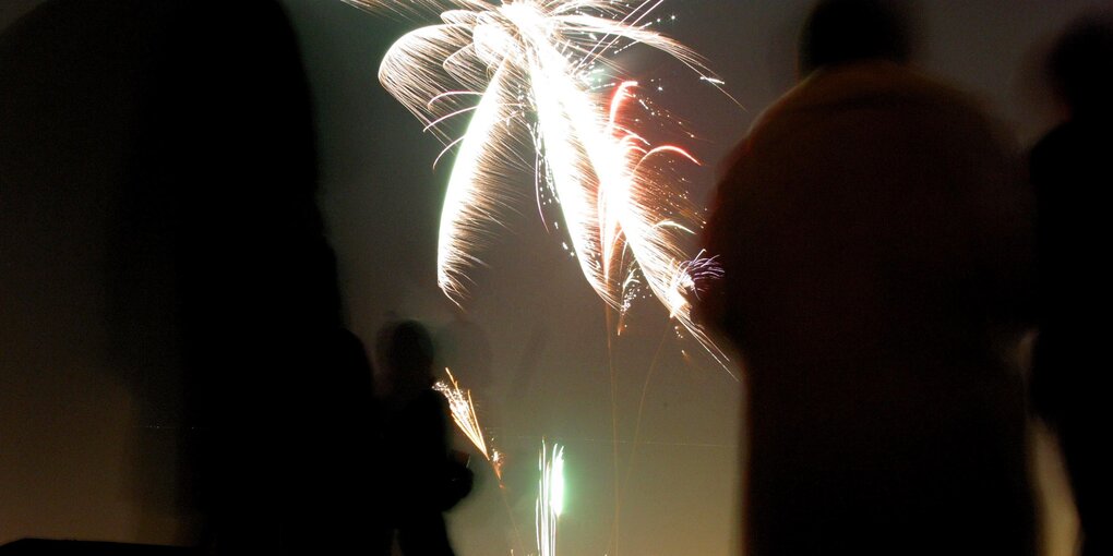 Feuerwerk an Silvester