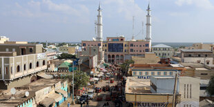 Stadtansicht von Baidoa