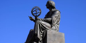 Nikolaus Kopernikus als Bronzedenkmal