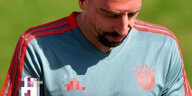 Franck Ribéry auf einem Fußballfeld
