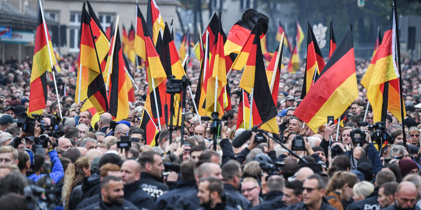 Demo in Chemnitz