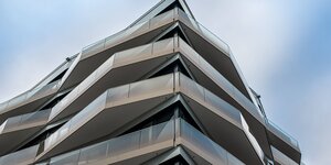 Futuristische Hausfassade Futuristische Hausfassade