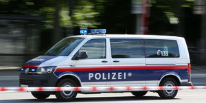 Polizei-Auto in Österreich