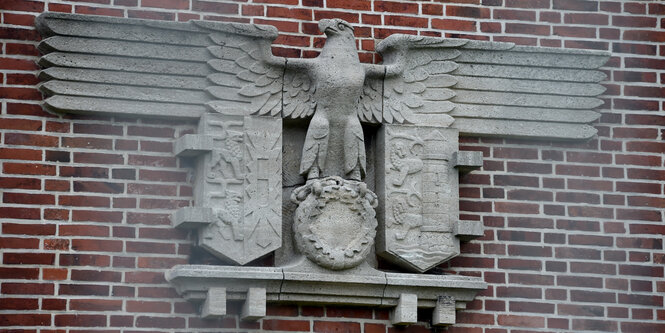 Ein NS-Adler ohne Hakenkreuz