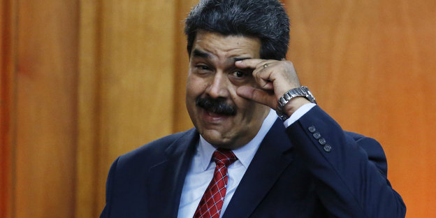 Ein Mann, Nicolas Maduro