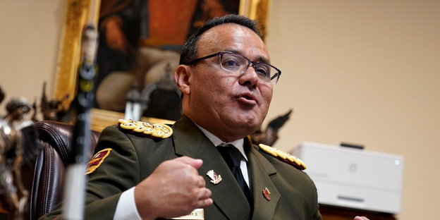 José Luis Silva ist Militärattaché an der venezolanischen Botschaft in Washington