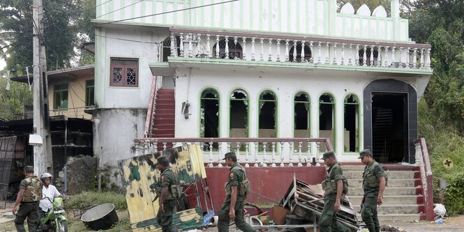 Polizei in Colombo