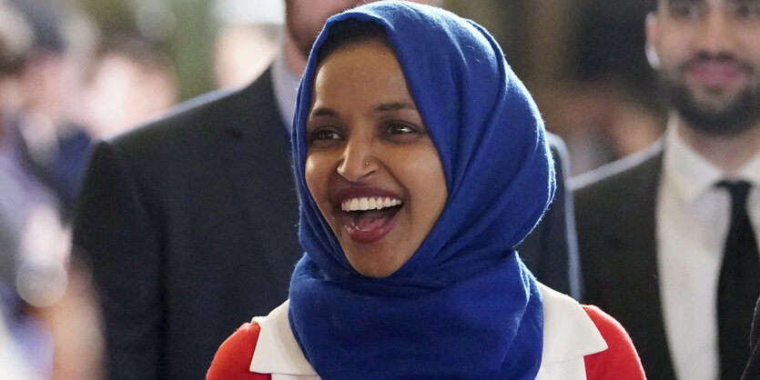 Die demokratische US-Kongressabgeordnete Ilhan Omar