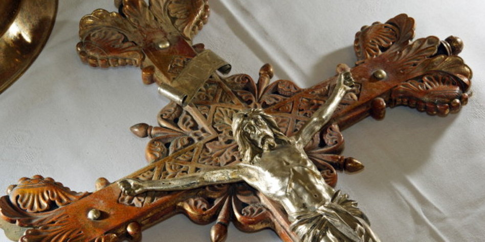 Kreuz zum aufhängen Jesus Christus Antik heilige in Bayern