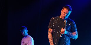 Zwei Sleaford-Mods-Musiker