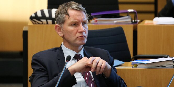 Björn Höcke im Erfurter Landtag