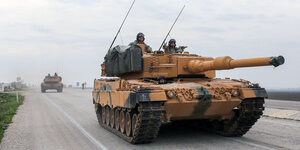 Ein Leopard 2A4 der türkischen Armee.