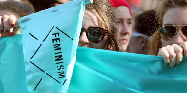 Demonstration zum Frauentag in Berlin 2015