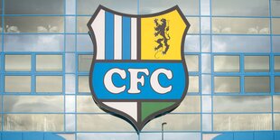 Das Vereinswappen des Chemnitzer Fußballclubs