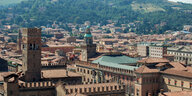 Panorama von Bologna, Hausdächer