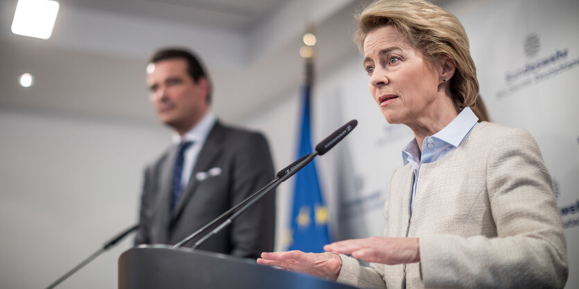 Ursula von der Leyen spricht