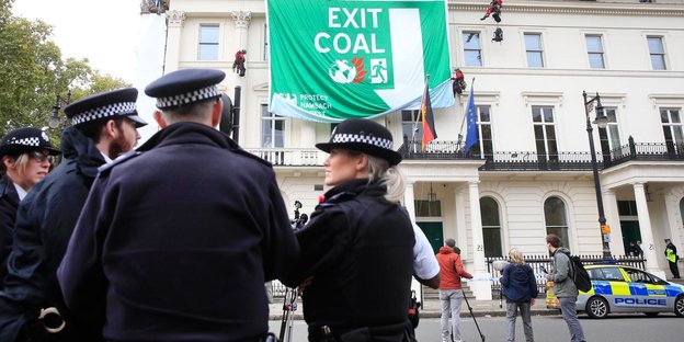 Greenpeace protestiert gegen Kohle in London