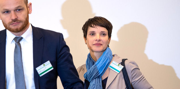 Carsten Brunzel und Frauke Petry