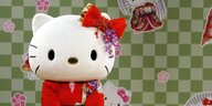 Hello Kitty mit Kimono