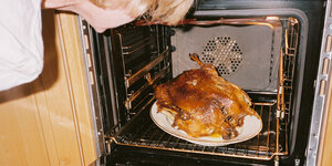 Gänsebraten, frisch aus dem Ofen