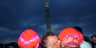 Küsse auf dem CSD in Berlin 2018