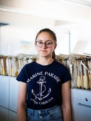 Zu sehen ist die U24-Tazlerin Paula Trockel, 14 Jahre alt Zu sehen ist die U24-Tazlerin Paula Trockel, 14 Jahre alt
