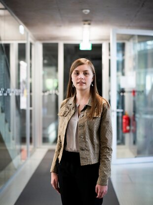 Zu sehen ist die U24-Tazlerin Lisa Rubin, 20 Jahre alt