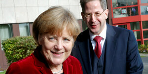 Angela Merkel und Hans-Georg Maaßen