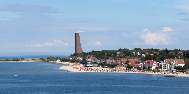 Kleine Stadt am Meer