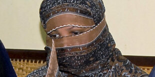 Verschleierte Asia Bibi