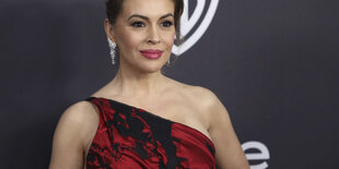 Die Schauspielerin Alyssa Milano bei einer Preisverleihung 2009