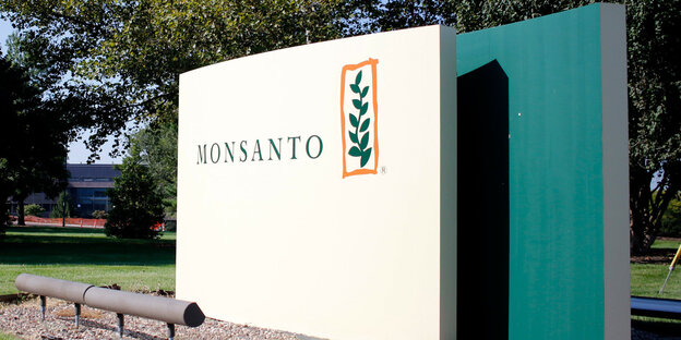 Monsanto-Schild