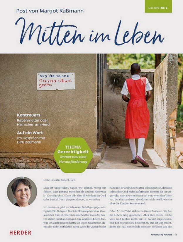 Titelseite einer Zeitschrift Titelseite einer Zeitschrift