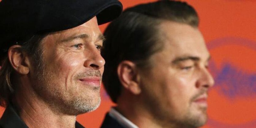 Doppelporträt Pitt und di Caprio