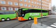 Busse des Fernbusanbieters FlixBus