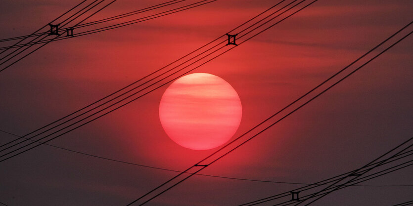 Himmel in der Dämmerung