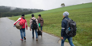 Flüchtline auf der Balkanroute
