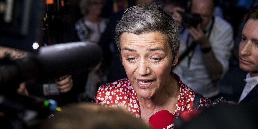 Die Dänin Margrethe Vestager