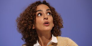 Leïla Slimani 2017 auf der Buchmesse in Frankfurt/Main