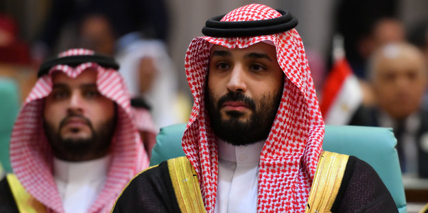 Der Kronprinz von Saudi-Arabien Mohammed bin Salman im Porträt