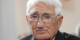 Porträt Aufnahme von Jürgen Habermas