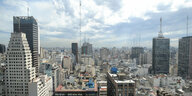 Blick auf die Skyline von Buenos Aires