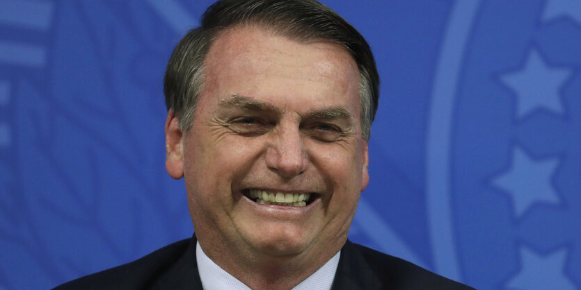 Portrait des brasilianischen Präsidenten Bolsonaro