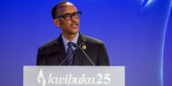 Paul Kagame speaking
